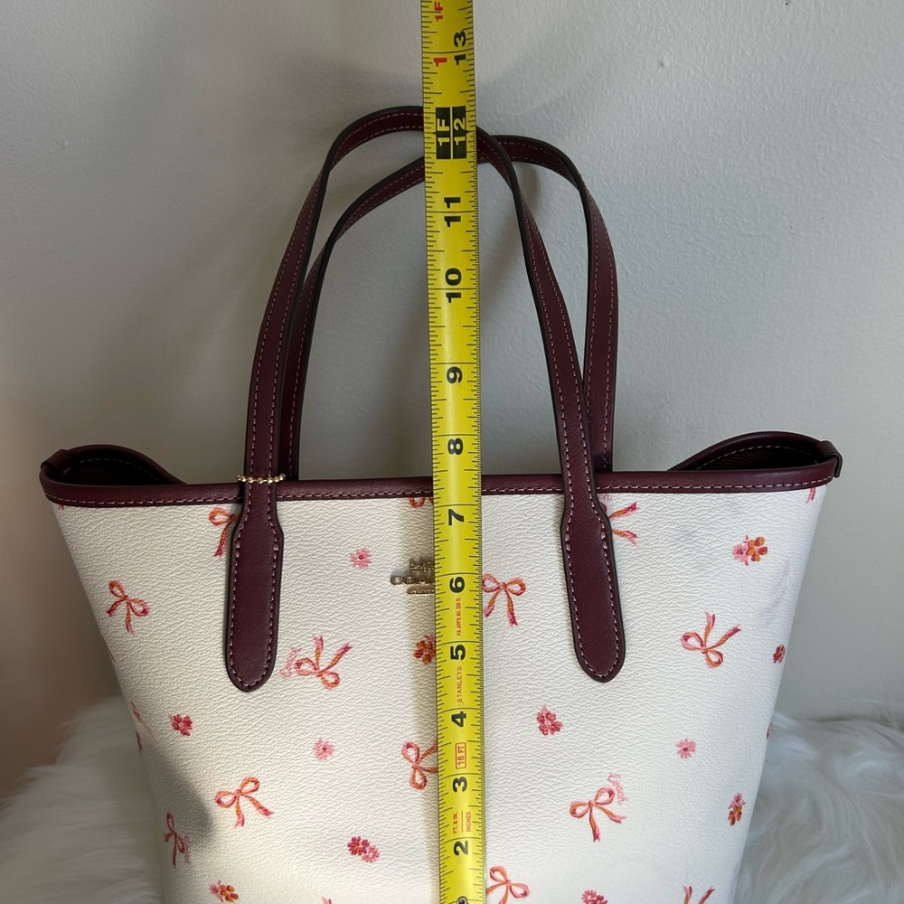 SOLD!Coach Mini Tote City with Bow Tie Print - Picture 8 of 11